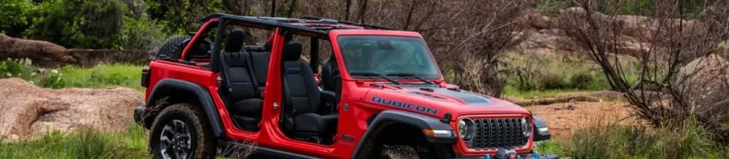 Red 2024 Jeep Wrangler Rubicon