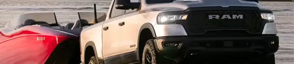 Ram close up of grill banner image