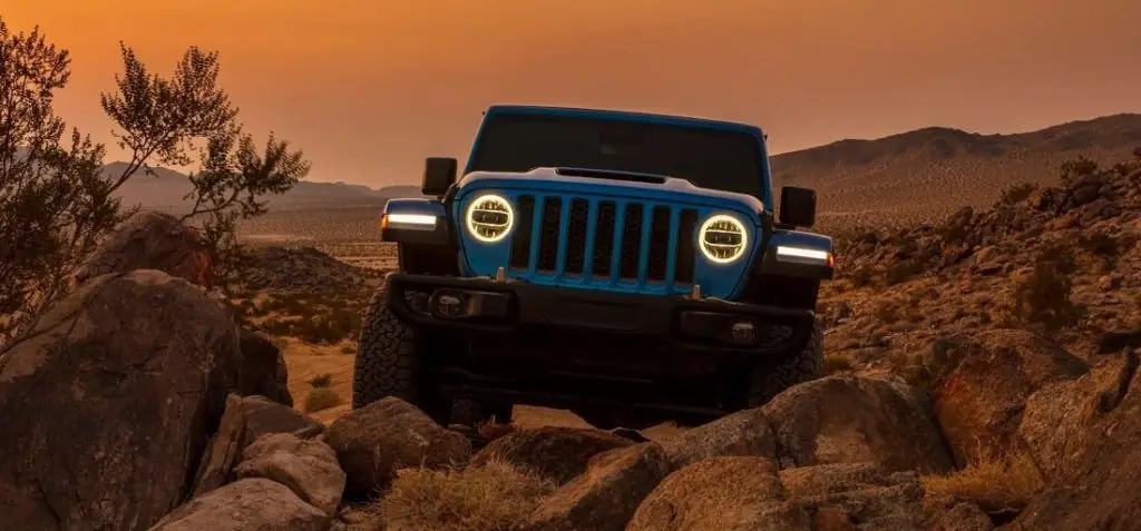 blue 2021 Jeep Wrangler Unlimited Rubicon 392