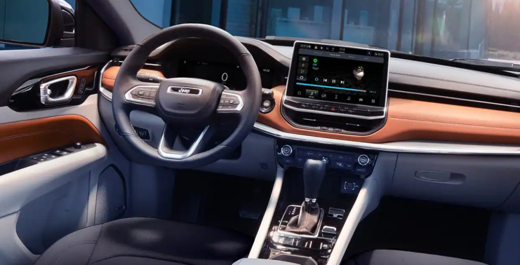 2026 jeep compass interior front dashboard
